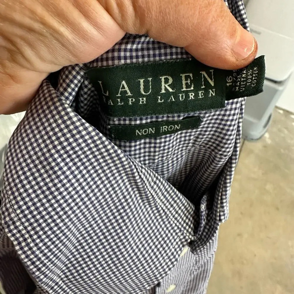 Lauren Ralph Lauren Gingham Print Button Down Shirt - Picture 2 of 3